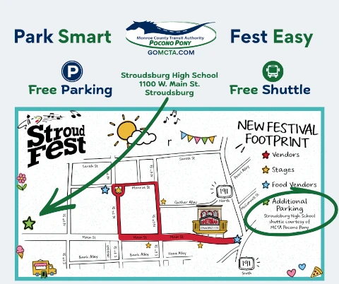 Stroudfest Map