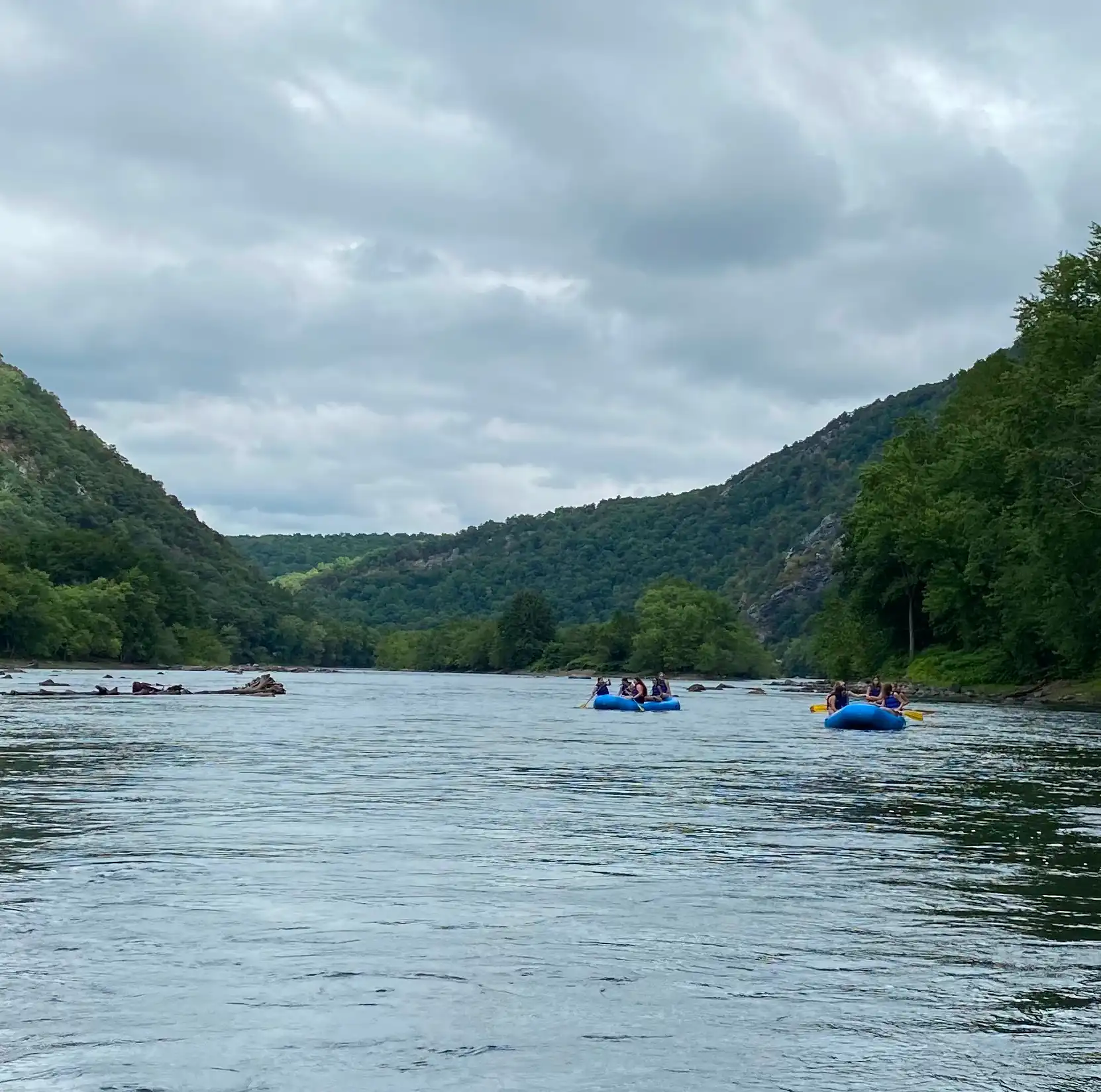 kayaking on the Delaware River
